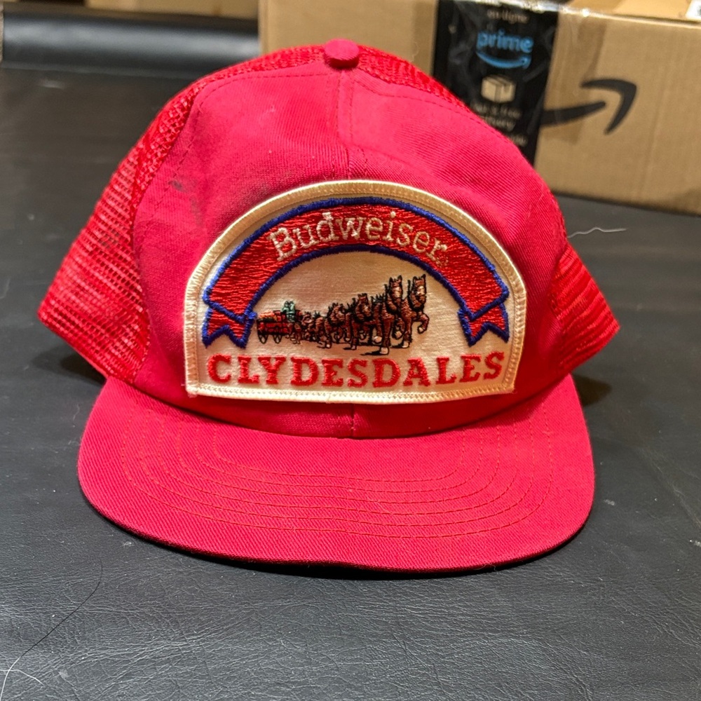 Budweiser Red Clydesdales Mesh Hat